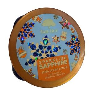 Tree Hut Sparkling‎ Sapphire Shea Sugar Scrub Elderberry Lavender 18 oz